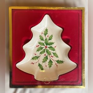 Lenox Christmas Candy Plate
